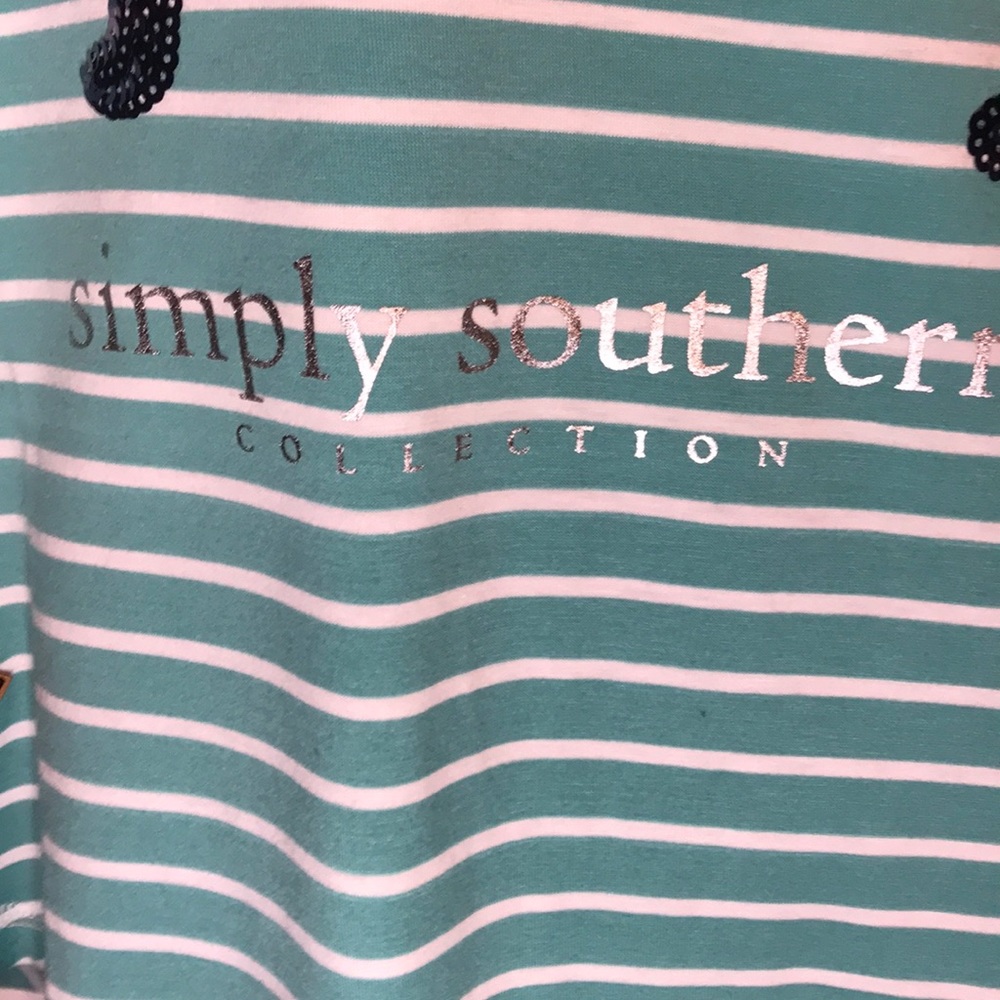 Simply Southern sequin dog mom striped tee - Picture 6 of 10